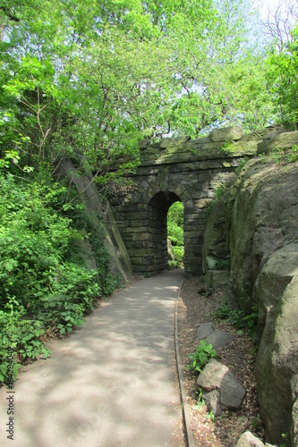Ramble Stone Arch Central Park, New York City, NY, USA
