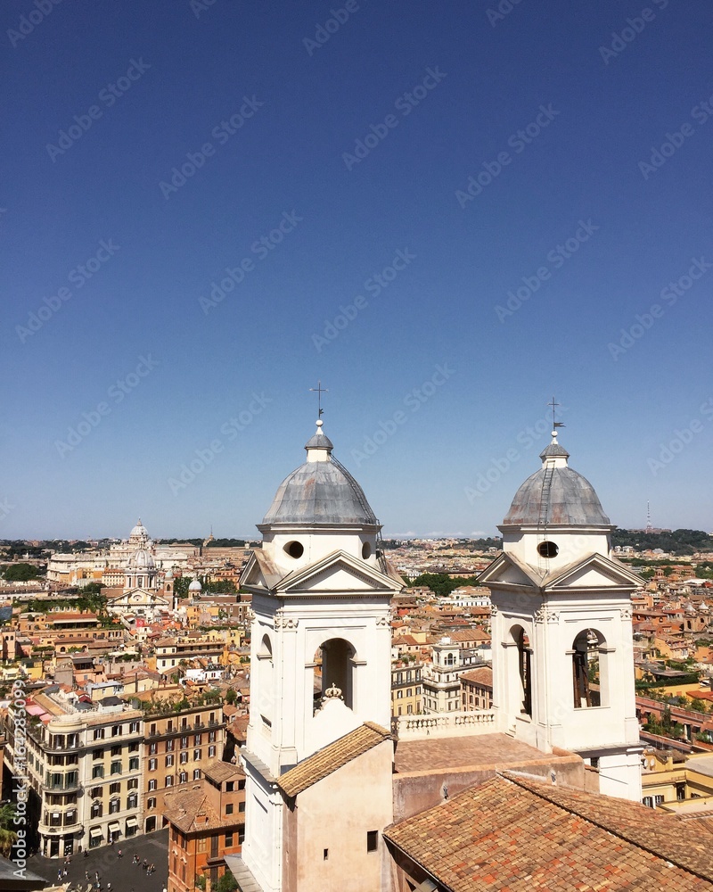 Obraz premium Roma dall'alto panorama