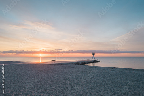 Early morning sunrise at Bellevue Beach, Denmark © Mikkel H. Petersen