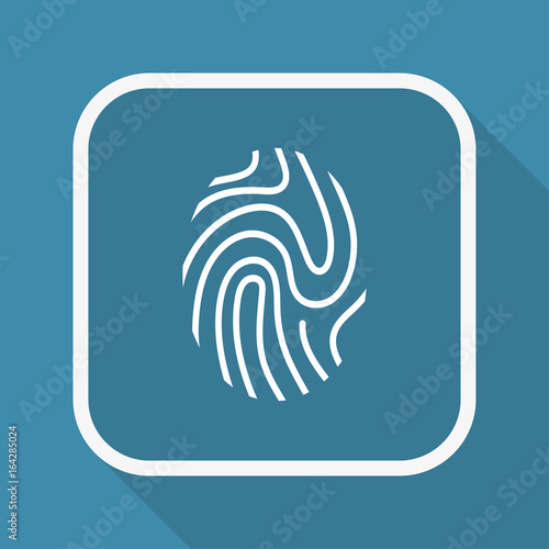 App Button mit Schatten - Fingerabdruck