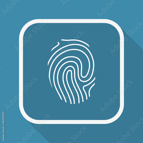 App Button mit Schatten - Fingerabdruck - ID
