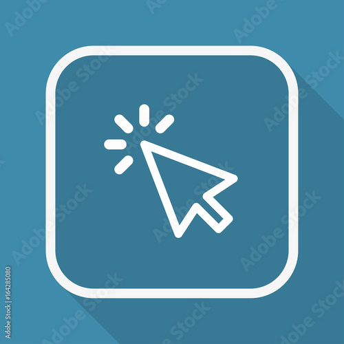 App Button mit Schatten - Cursor - Klicken