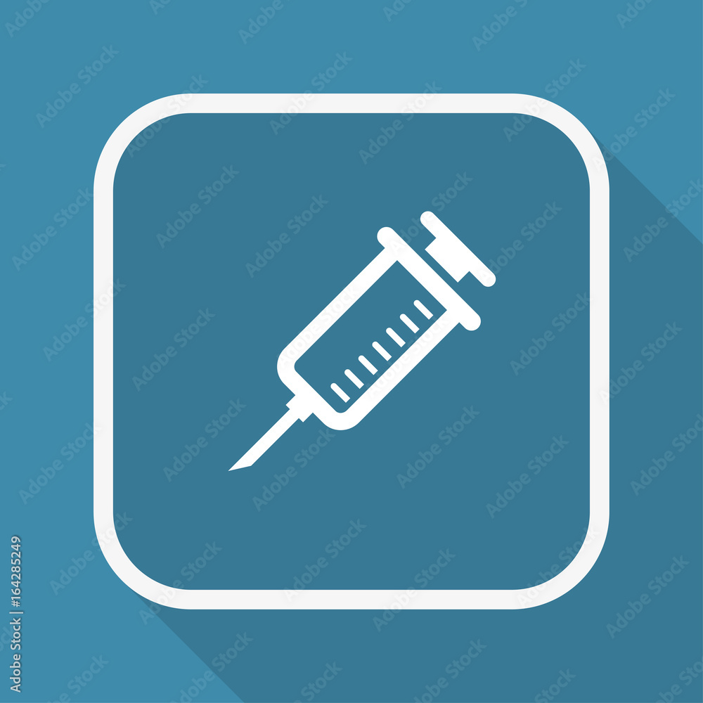 App Button mit Schatten - Spritze App Button mit Schatten - Spritze