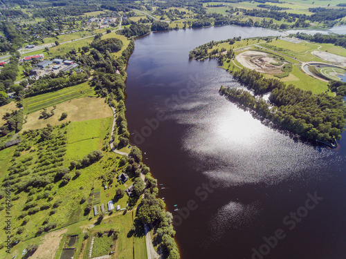 River Daugava at Koknese, Latvia. photo