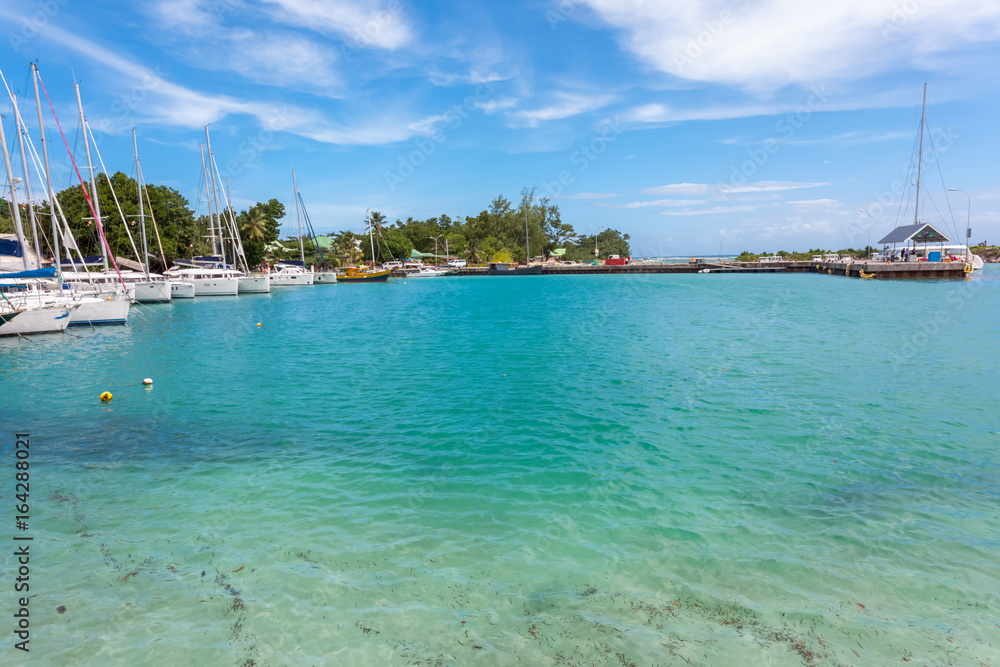 jetée des ferries, Port Victoria, Mahé, Seychelles 