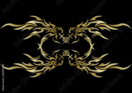 tribal angel wing