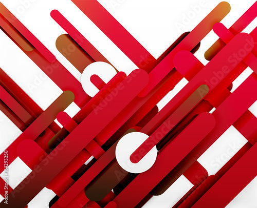 Cut 3d paper color straight lines abstract background