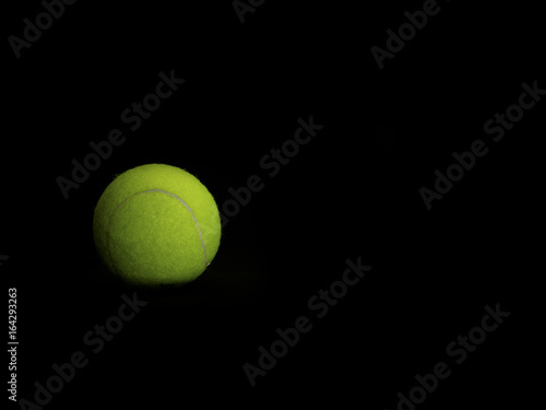 Tennis ball background and space for text © vinitdeekhanu