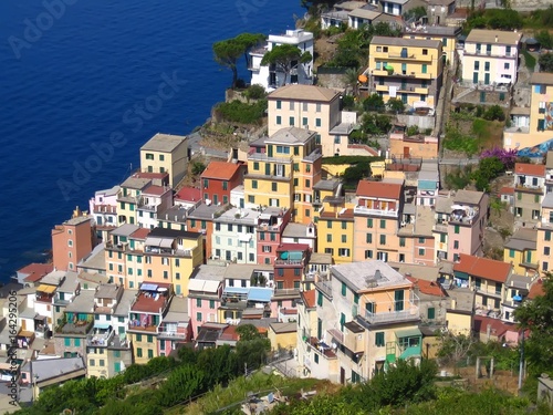 Village de Riomaggiore, Cinque Terre (Italie) © Florence Piot