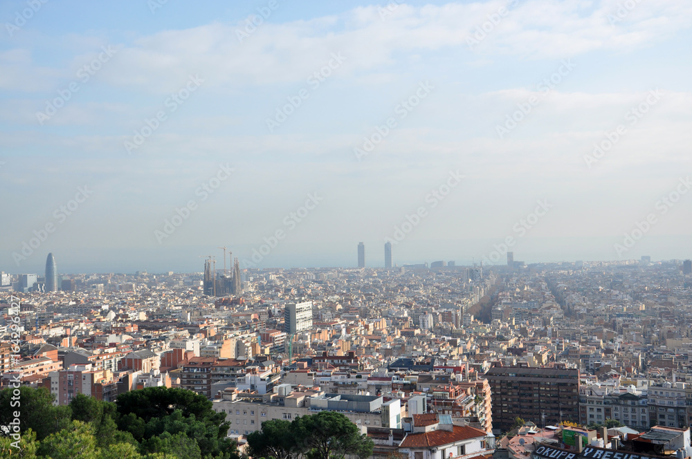 barcelona skyline
