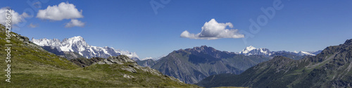 Mont Blanc panorama from Muret