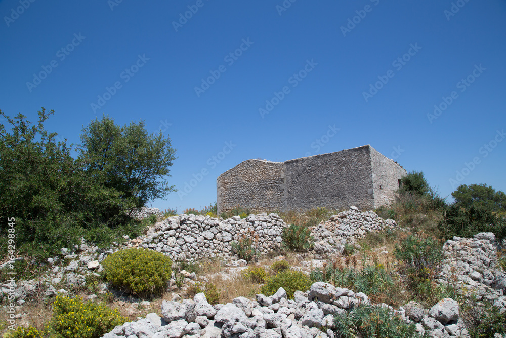 Shepherd's hut, Cavagrande del Cassibile Orientated Nature Reserve, spring, Sicily 