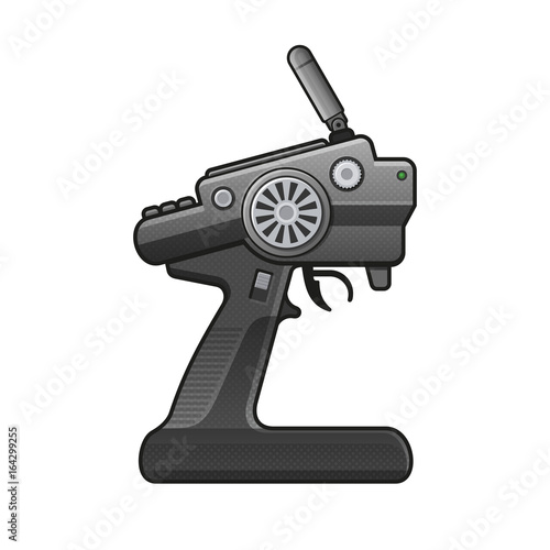 RC Car Radio Control Icon on white background. vector