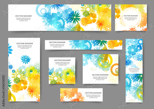 Web banner templates