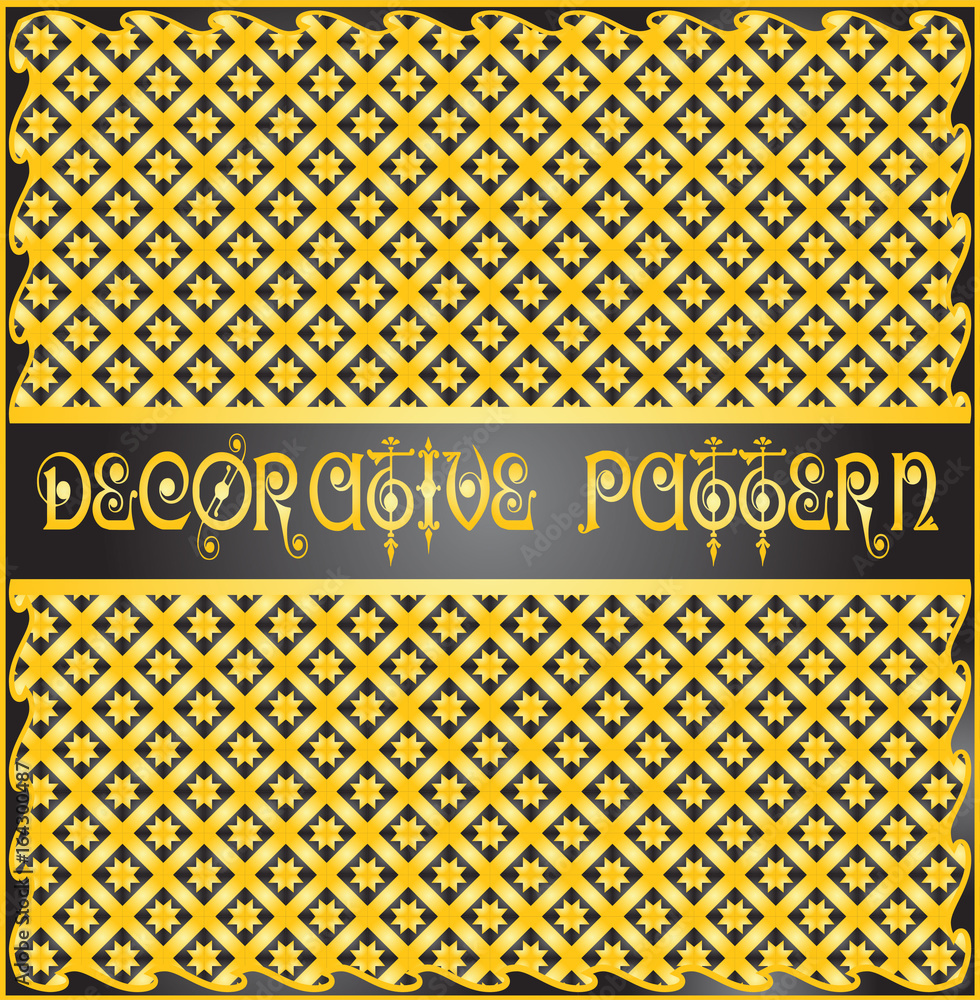 Fototapeta Colorful decorative geometric pattern background