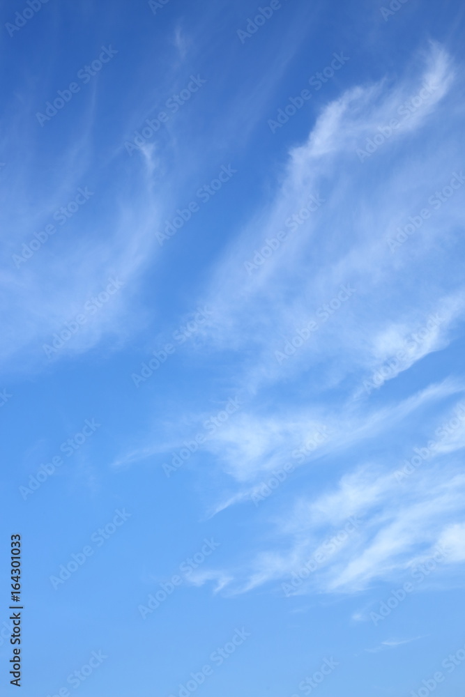 cloud above clear blue sky