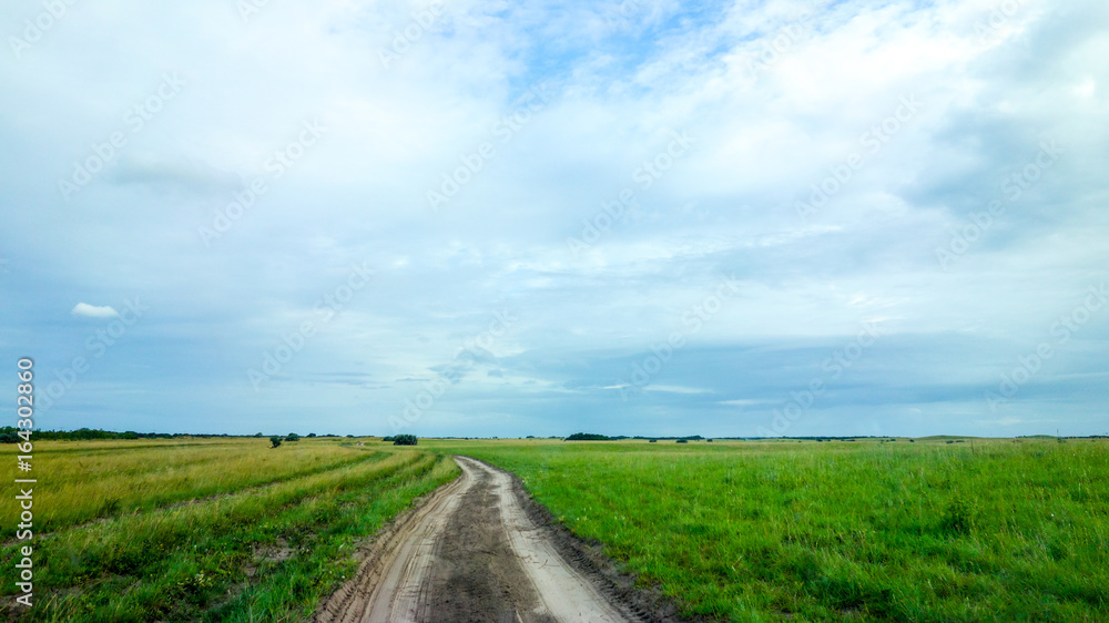 Obraz premium Off the beaten track in Mozambique