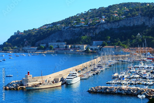 Obraz na płótnie Port in Villefranche sur Mer, France