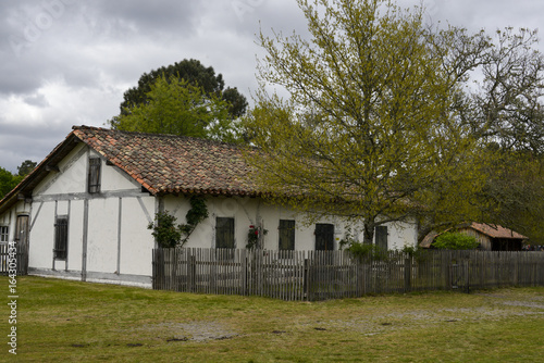 Maison Landaise, Ecomusée de Marquèze, Parc naturel régional des Landes de Gascogne, Sabres, Gironde, 33