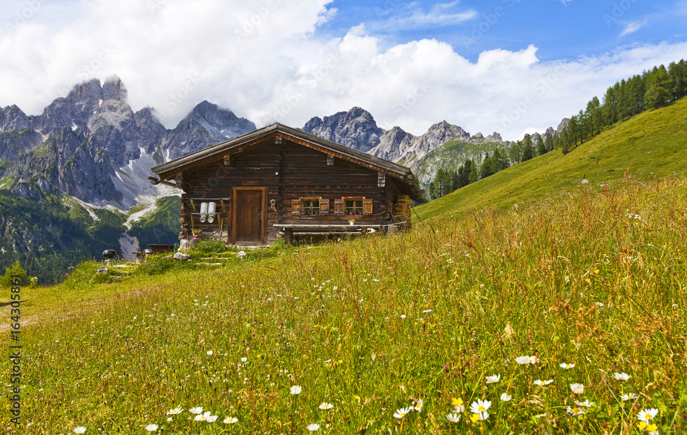 Fototapeta premium Sulzenalm - Wallehenhütte