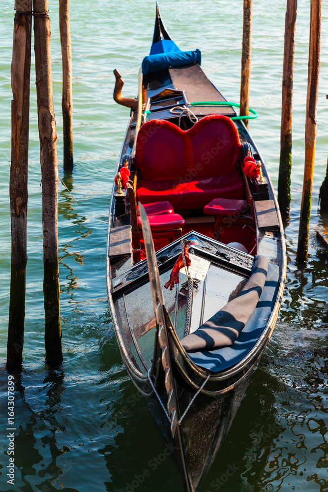 Gondola in  Venice, Italy.