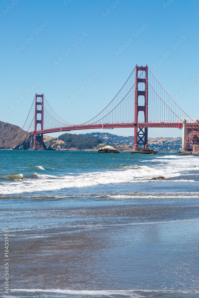 The Golden Gate Bridge from Baker Beach