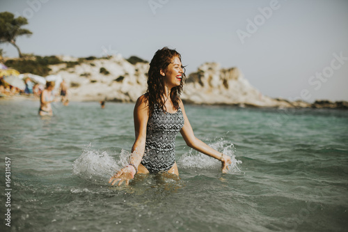 Woman in the sea © BGStock72