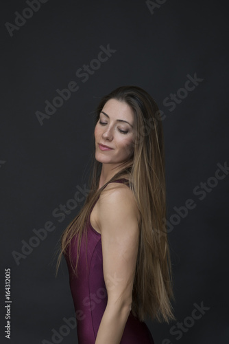 Young longhair woman