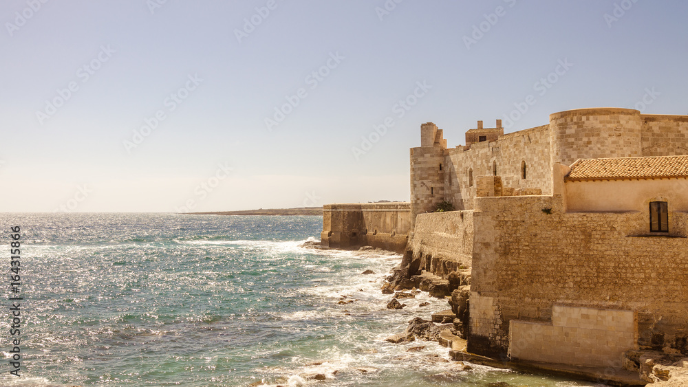 The castle in Siracusa - Sicily