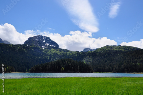 Black lake is a glacial lake located on the Durmitor mountain