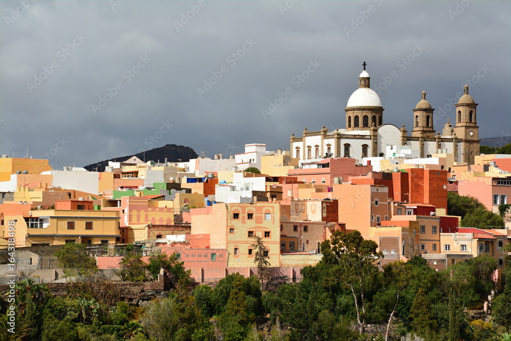 Colourful town, Gran Canaria, Spain
