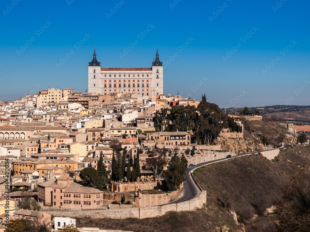 Obraz premium Detail of Alcazar, Toledo, Spain