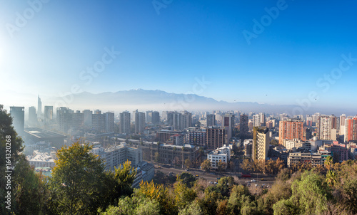 Santiago Cityscape Panorama