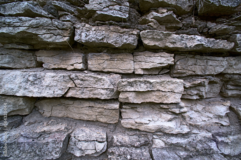 Texture old medieval limestone wall Texture old medieval limestone wall