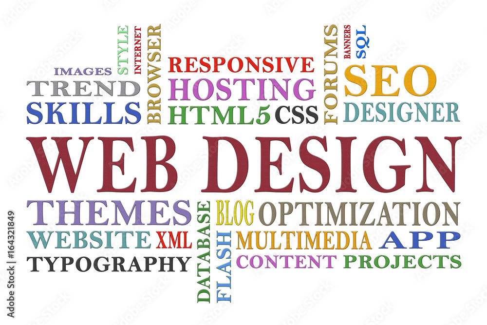 Obraz premium Web Design