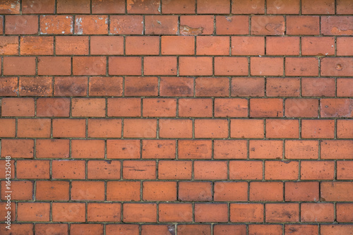 red brick stone wall background - brickwork
