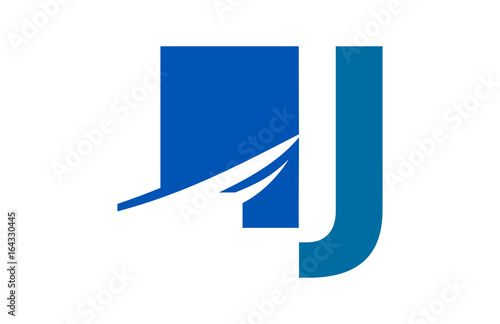 LJ Negative Space Square Swoosh Letter Logo Free Download LJ Negative Space Square Swoosh Letter Logo - GFXLoad