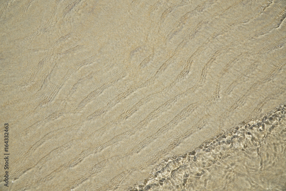 beach water surface with ripple and sand background beach water surface with ripple and sand background