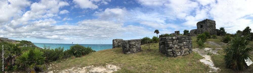 Tulum Ruins Panoramic