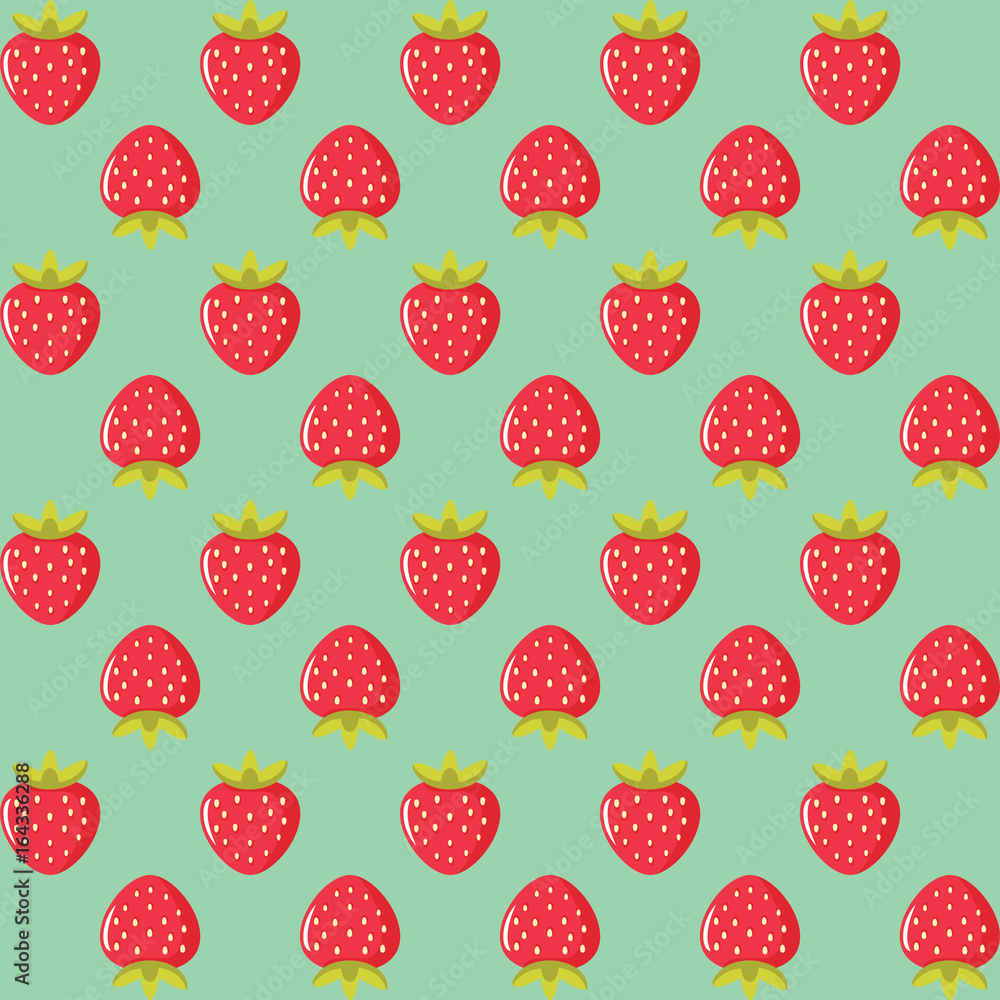 Cute strawberry seamless pattern Cute strawberry seamless pattern