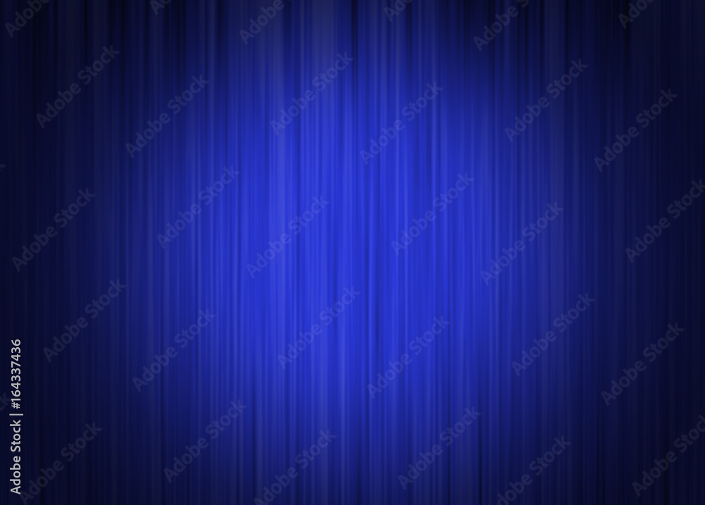 Blue stage curtain background