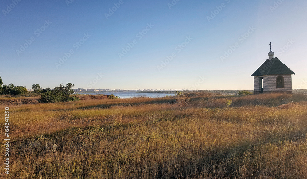 sunrise on the Volga river Russia sunrise on the Volga river Russia