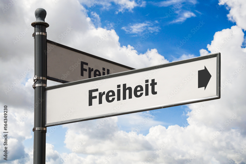 Fototapeta premium Schild 197 - Freiheit