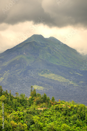 Landscape of Batur volcano on Bali island, Indonesia..