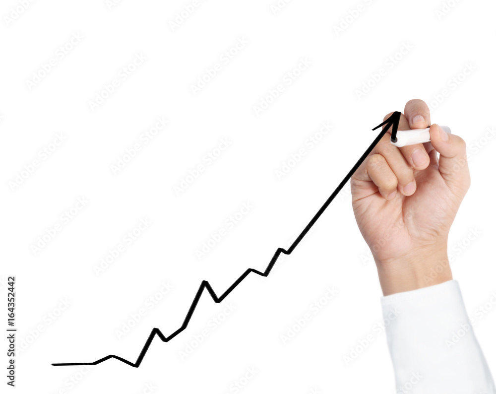 hand drawing chart show hand drawing chart show