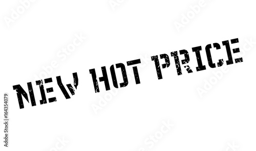 New Hot Price rubber stamp. Grunge design with dust scratches. Effects can be easily removed for a clean, crisp look. Color is easily changed.