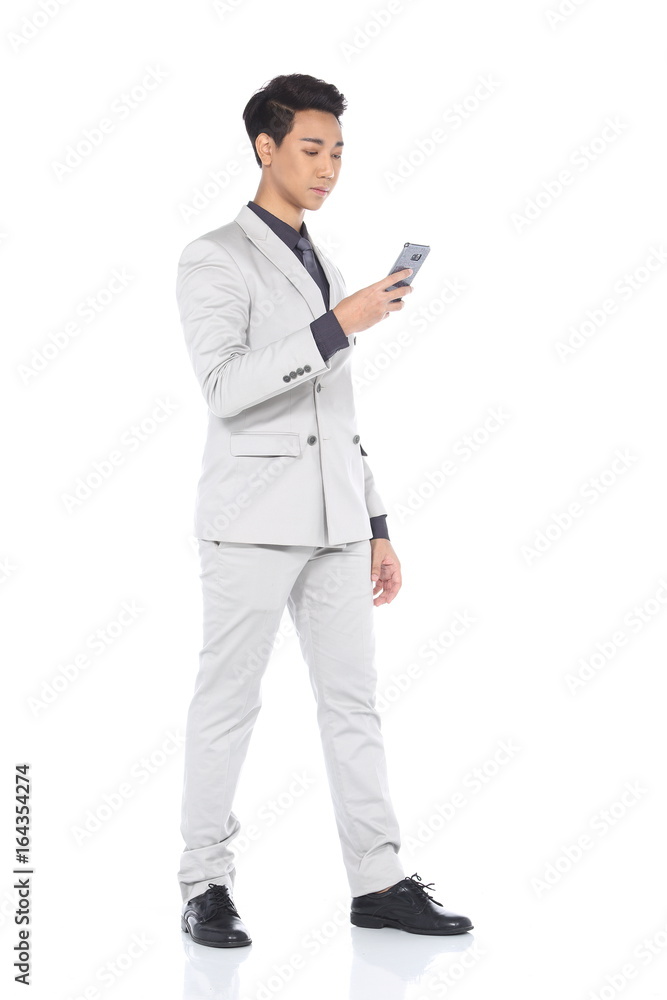 Full Length Snap Figure, Business Man Stand in Gray Suit pants and black shoes Full Length Snap Figure, Business Man Stand in Gray Suit pants and black shoes
