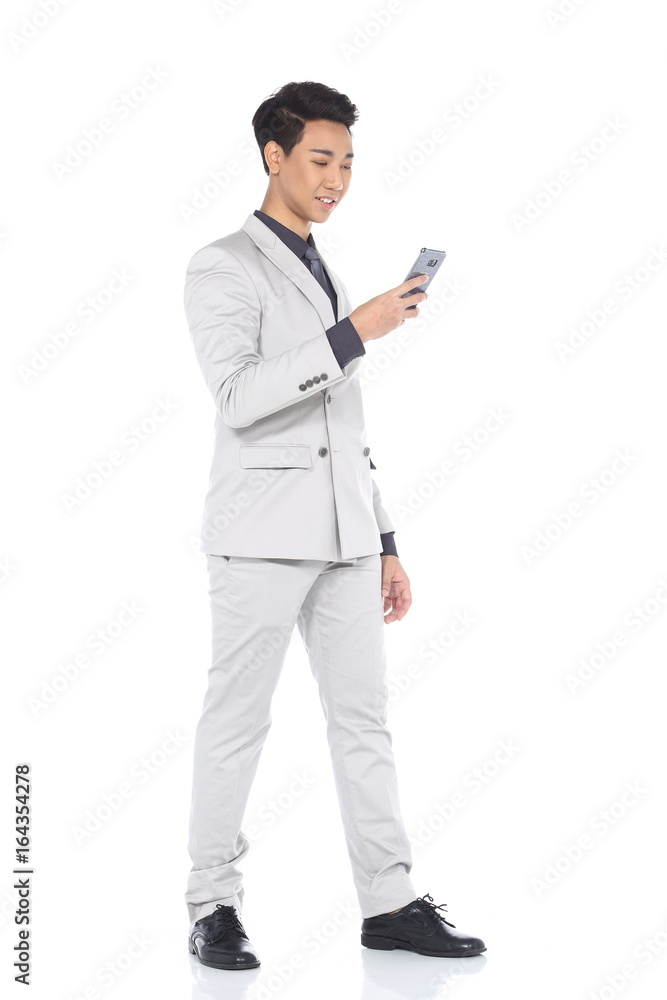 Full Length Snap Figure, Business Man Stand in Gray Suit pants and black shoes Full Length Snap Figure, Business Man Stand in Gray Suit pants and black shoes