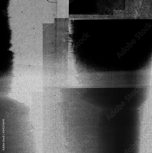 Abstract noir texture with dark shapes and printed surface