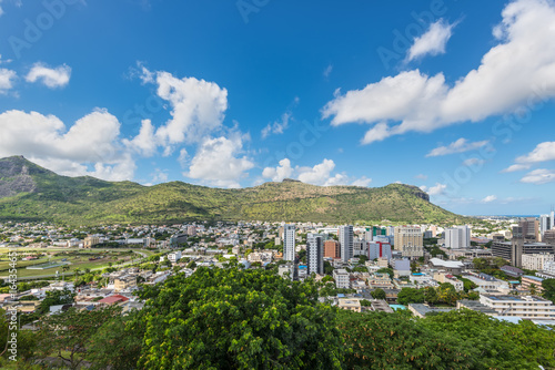 Foto Panoramic view of Port Louis, Mauritius, Africa